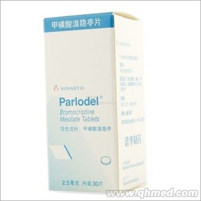意大利诺华溴隐亭 甲磺酸溴隐亭片
